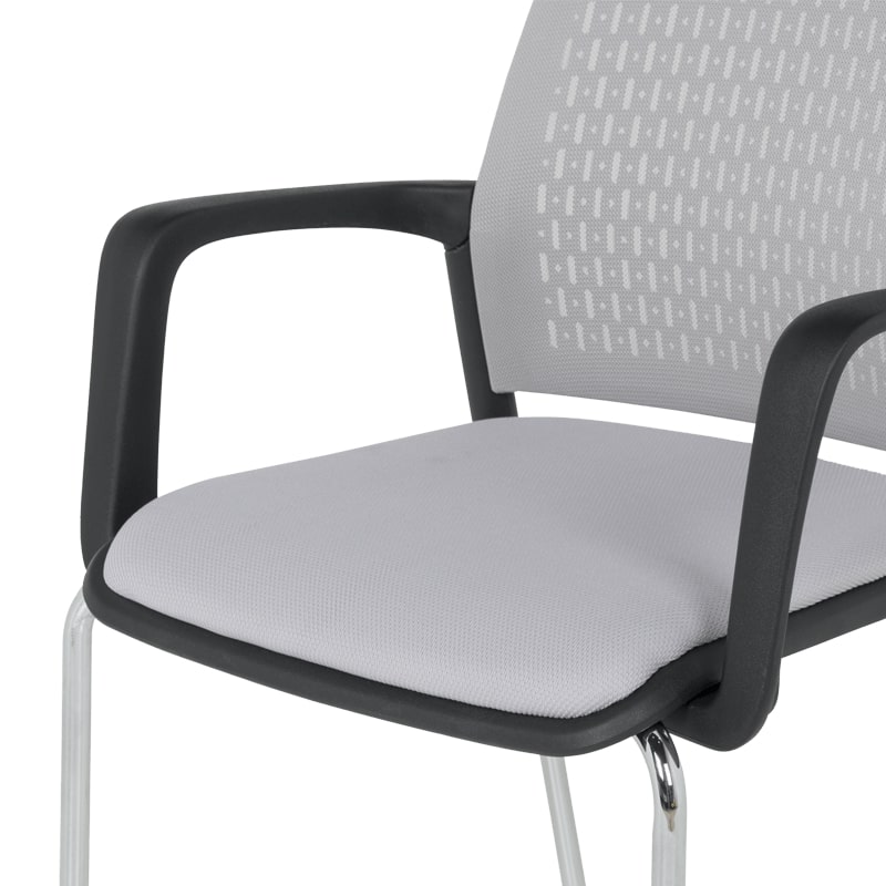 Посетителски стол Carmen 1138 CH светлосив